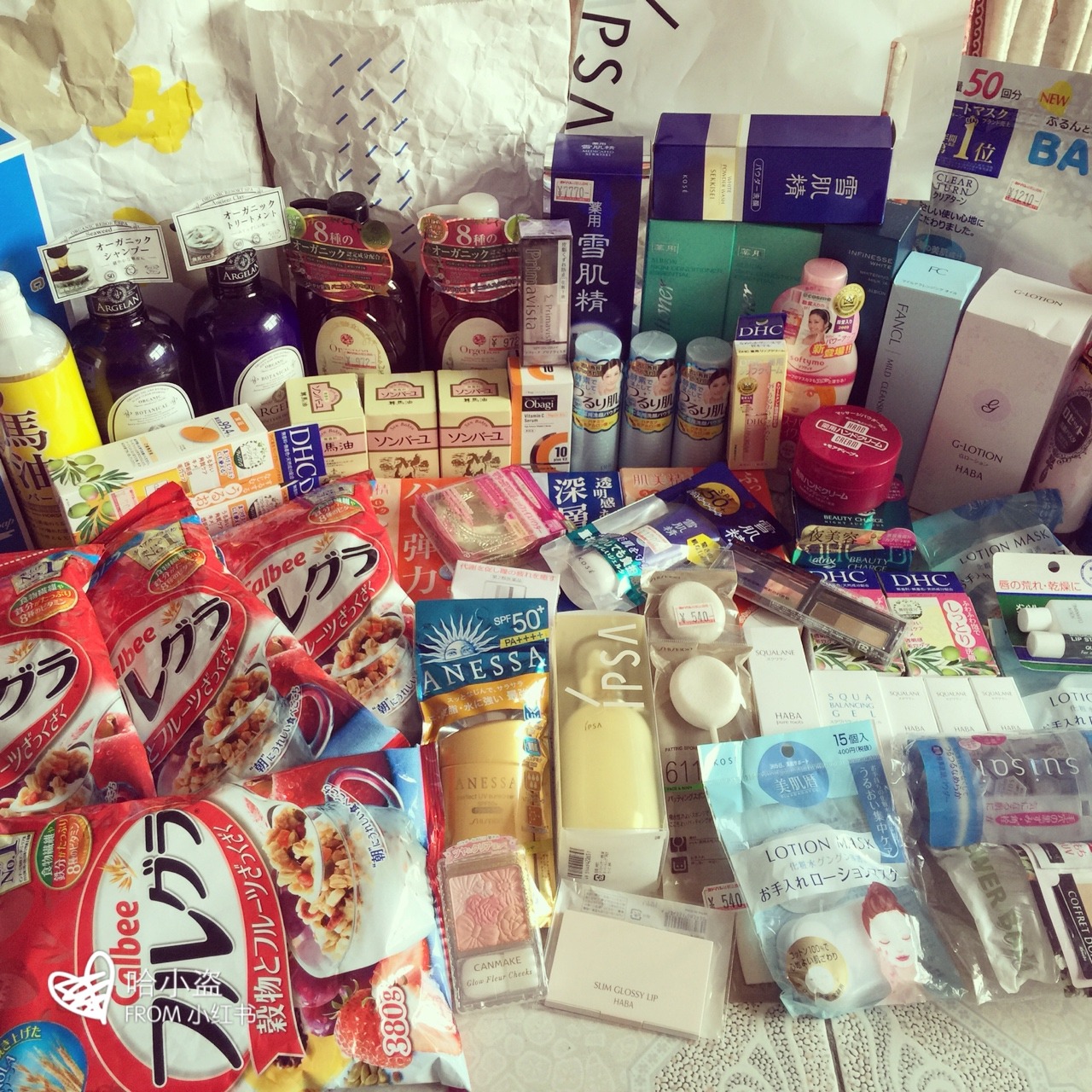 肌精去日本时候买的护肤品和化妆品-小红书购