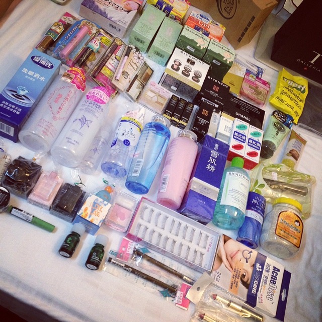 肌精去日本时候买的护肤品和化妆品-小红书购